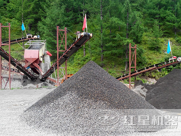 HVI沖擊式制砂、整形機(jī)加工出的石料